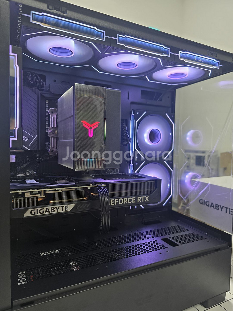 7800X3D // RTX5070ti // 24g // 2TB 올블랙 튜닝PC--3