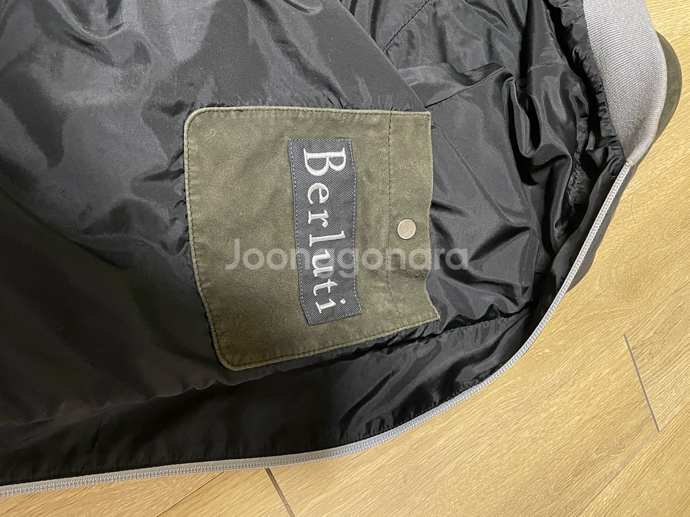 벨루티 스웨이드 자켓--2