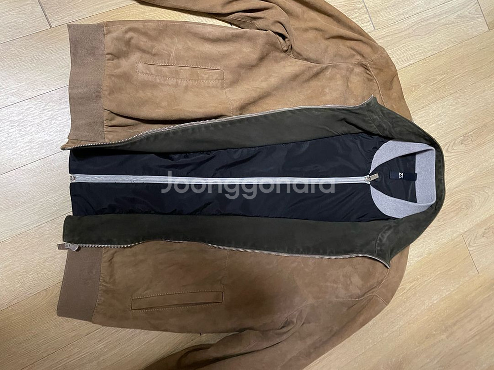 벨루티 스웨이드 자켓--1