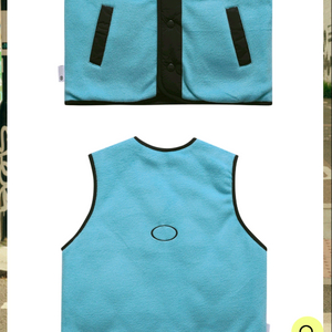 히로 블랭크 리버서블 베스트 블랙 130 택포