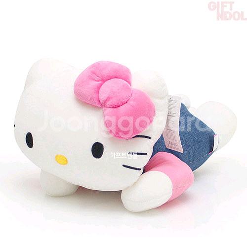 헬로키티 데님라이딩 인형 산리오 고전(정품/새상품)--0