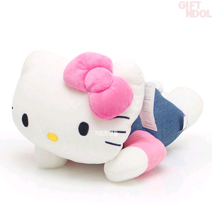 헬로키티 데님라이딩 인형 산리오 고전(정품/새상품)
