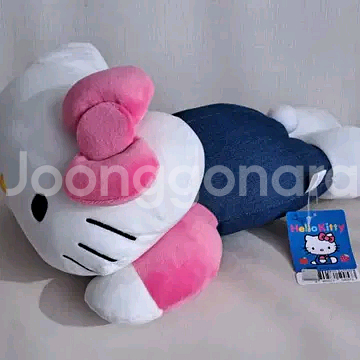 헬로키티 데님라이딩 인형 산리오 고전(정품/새상품)--1