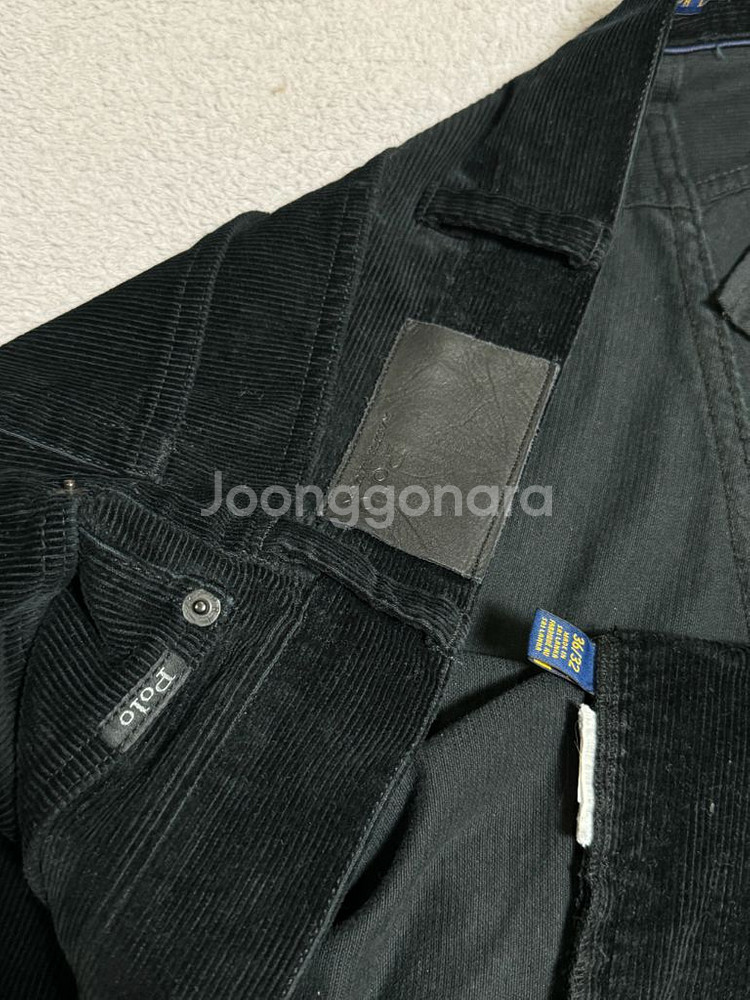 [36] polo 폴로 코듀로이 스트레치 슬림 스트라이트 핏 팬츠--4