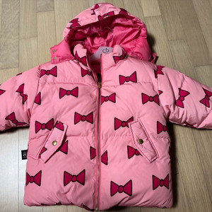 리미떼두두 리본 패딩 m