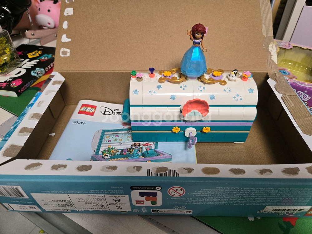 레고 디즈니 에리얼보석함--0