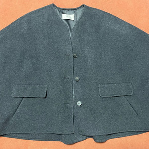 에스제이 캐시미어 핸드메이드 돌먼 자켓