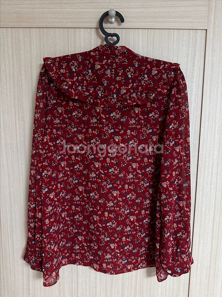 화사한 꽃무늬 블라우스--2