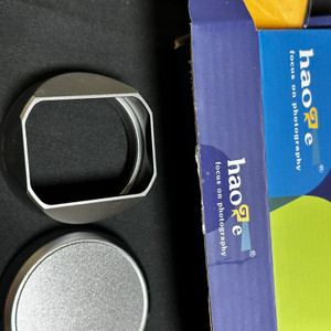 HAOGE 하오게 후지필름 X100F X100V X100VI 후드+캡