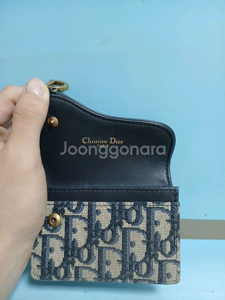 오블리크 패턴 반지갑--3