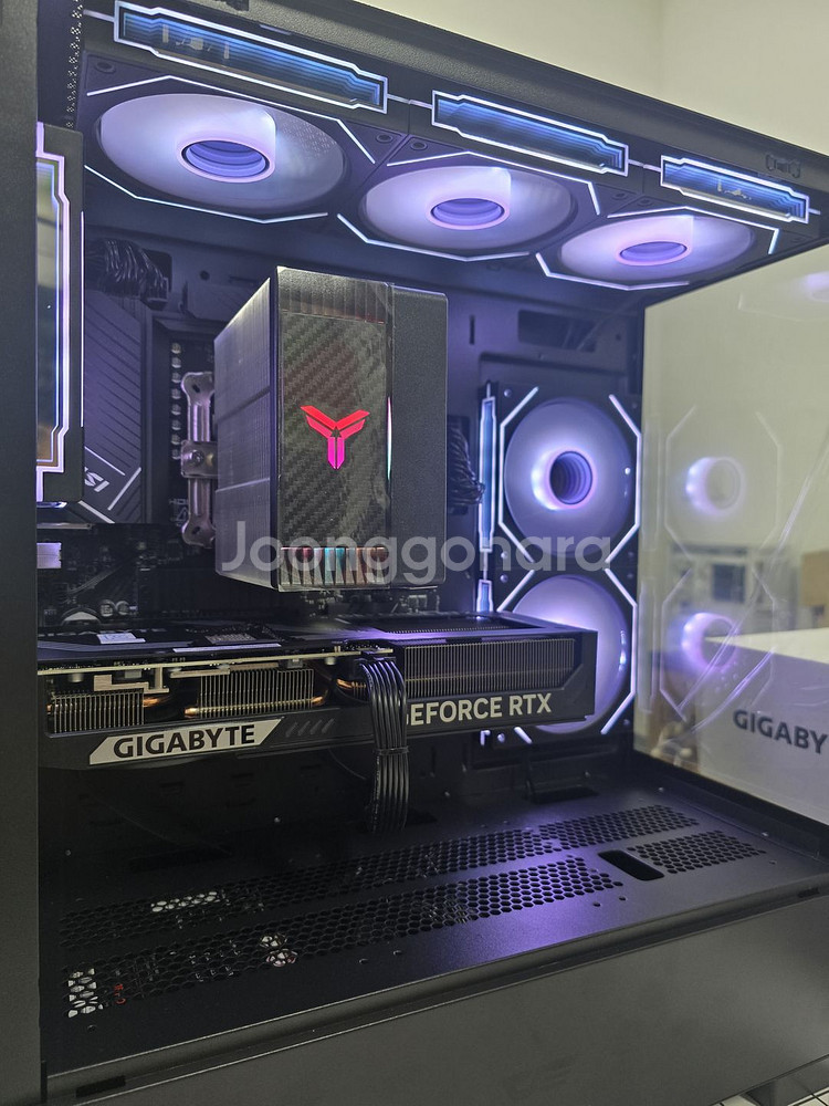 AMD 7500F // RTX5070 // 24g // 1TB올블랙 튜닝PC--3