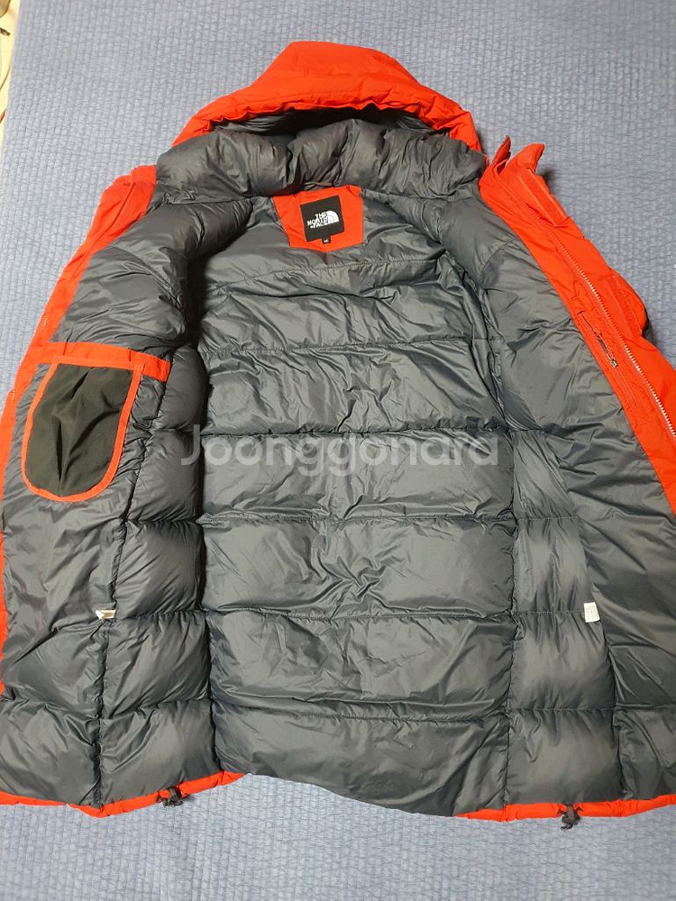 노스페이스 구스다운 거위 롱패딩 95사이즈 800필 팔아요--3