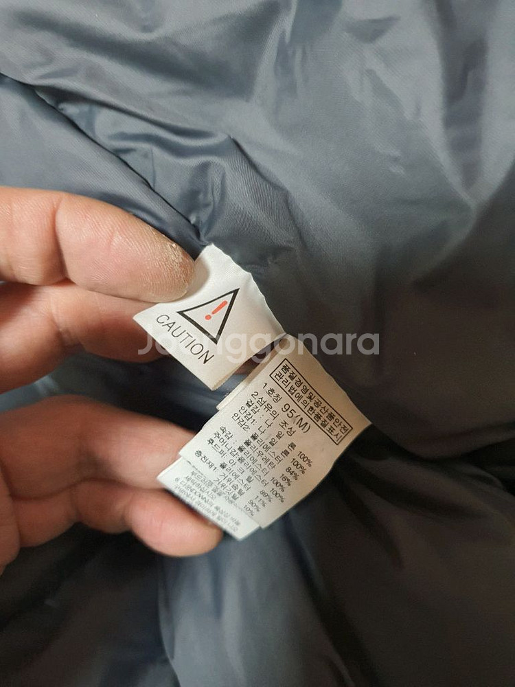 노스페이스 구스다운 거위 롱패딩 95사이즈 800필 팔아요--7