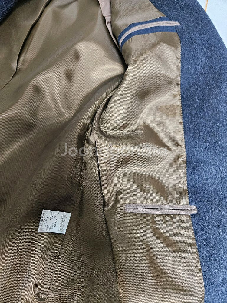 한섬 SJSJ 여성 부클코트 양모 알파카 새거수준 자켓--6