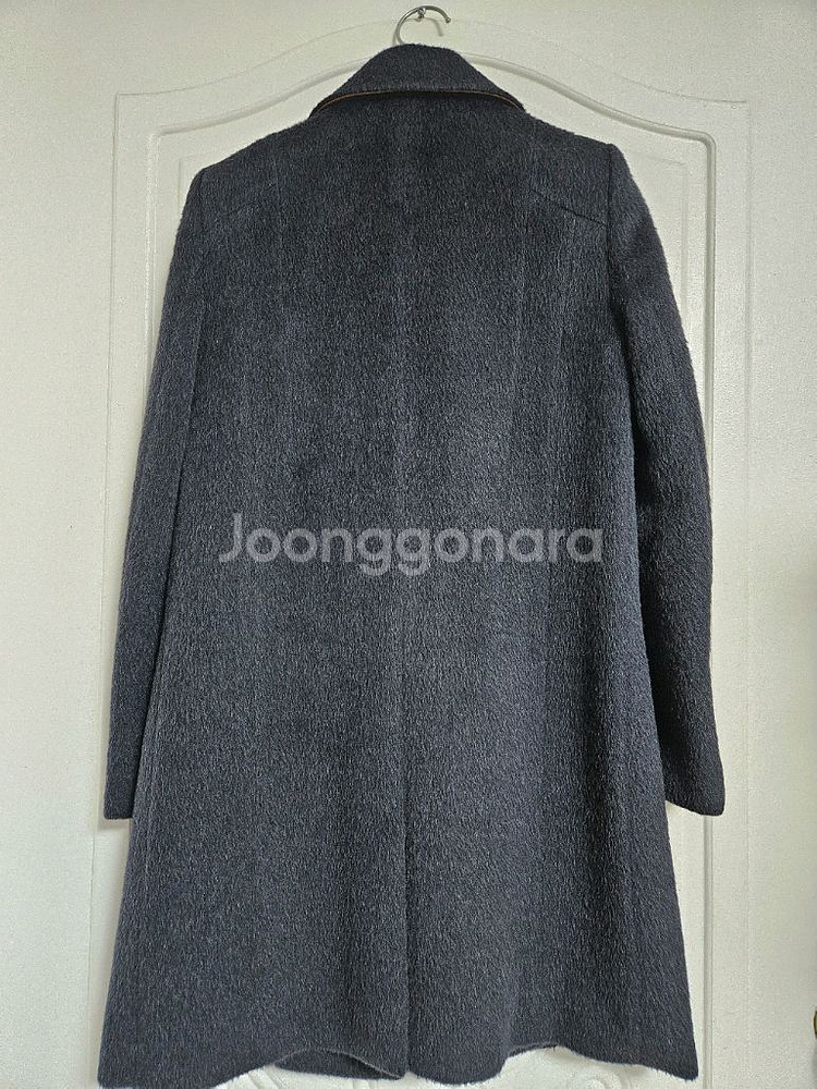 한섬 SJSJ 여성 부클코트 양모 알파카 새거수준 자켓--8