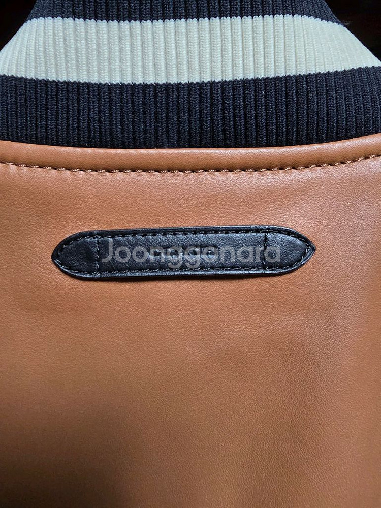 코치 가죽 바시티 자켓 점퍼 Coach--3