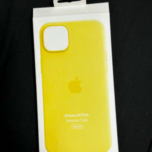 아이폰14 플러스 실리콘케이스 옐로우