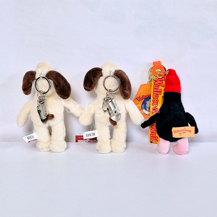윌레스와 그로밋 인형 맥그로우 가방고리 키링 백참--1