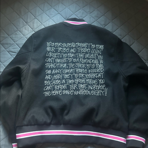 (새상품)스투시 S토크 멜튼 바시티자켓 XL