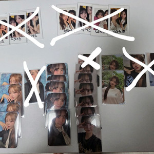 qwer 팝업 의류 특전 포카 교환합니다.