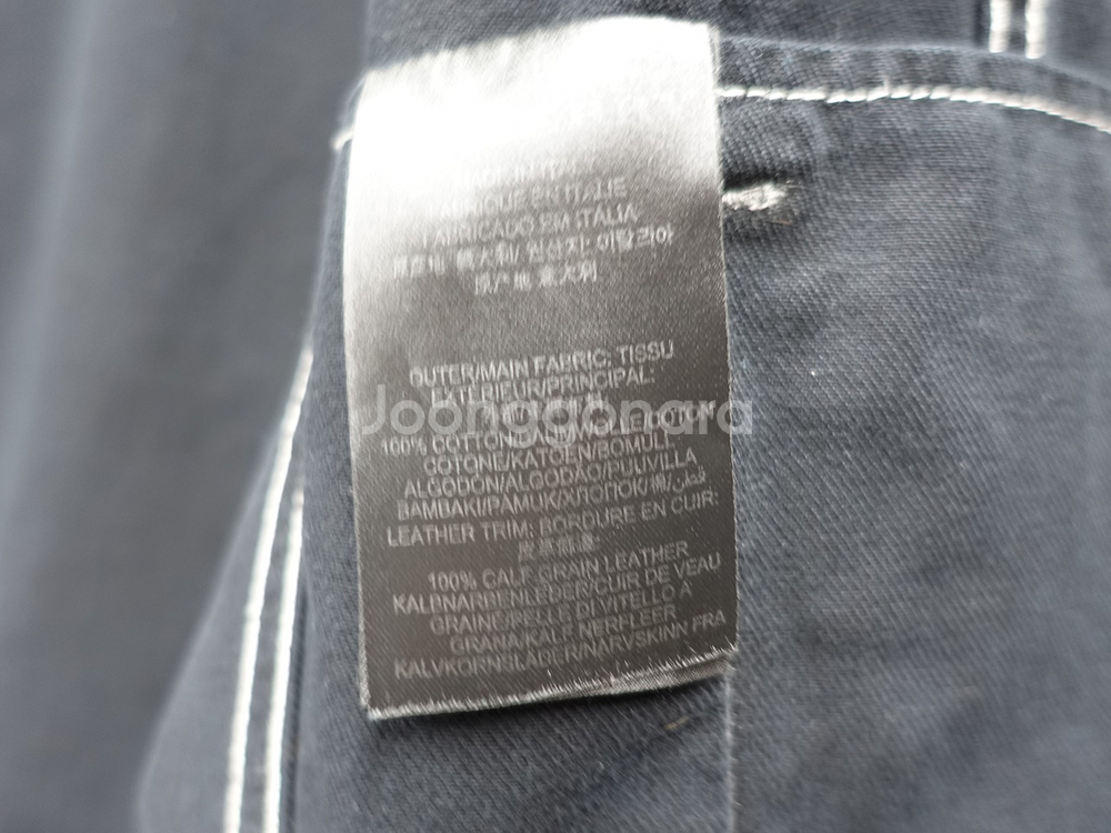 버버리 프로섬 런웨이 블랙 데님 자켓--6