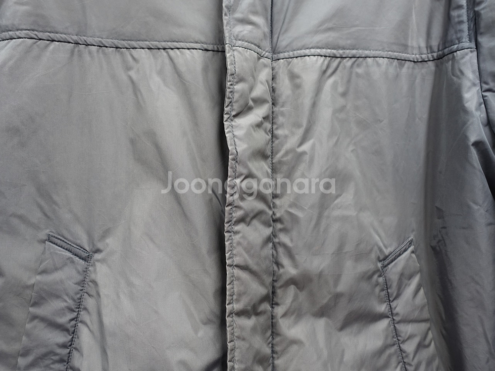 프라다 브라운 고트 퍼 무스탕 패딩--1