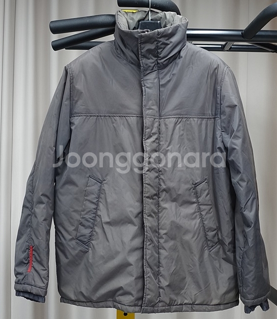 프라다 브라운 고트 퍼 무스탕 패딩--0