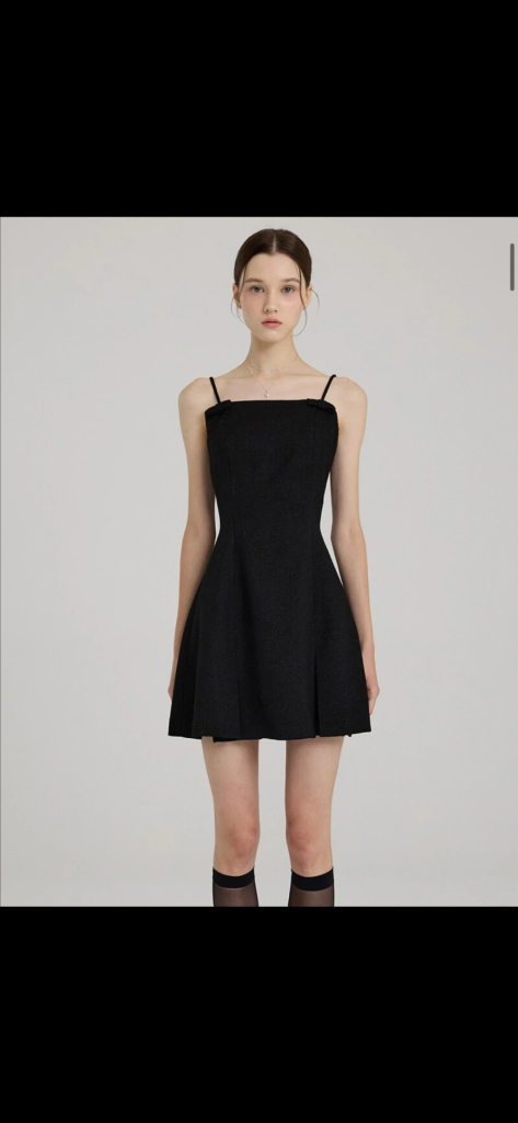 플로움 Flowoom Tweed Petit Ribbon Dress 리본 미니드레스 s사이즈--4