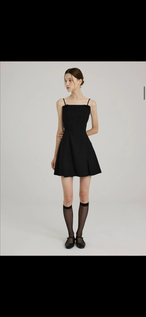 플로움 Flowoom Tweed Petit Ribbon Dress 리본 미니드레스 s사이즈--5