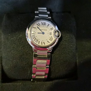까르띠에 발롱블루 28mm 스틸