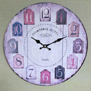 [미사용] 앤틱 스타일 벽걸이 시계