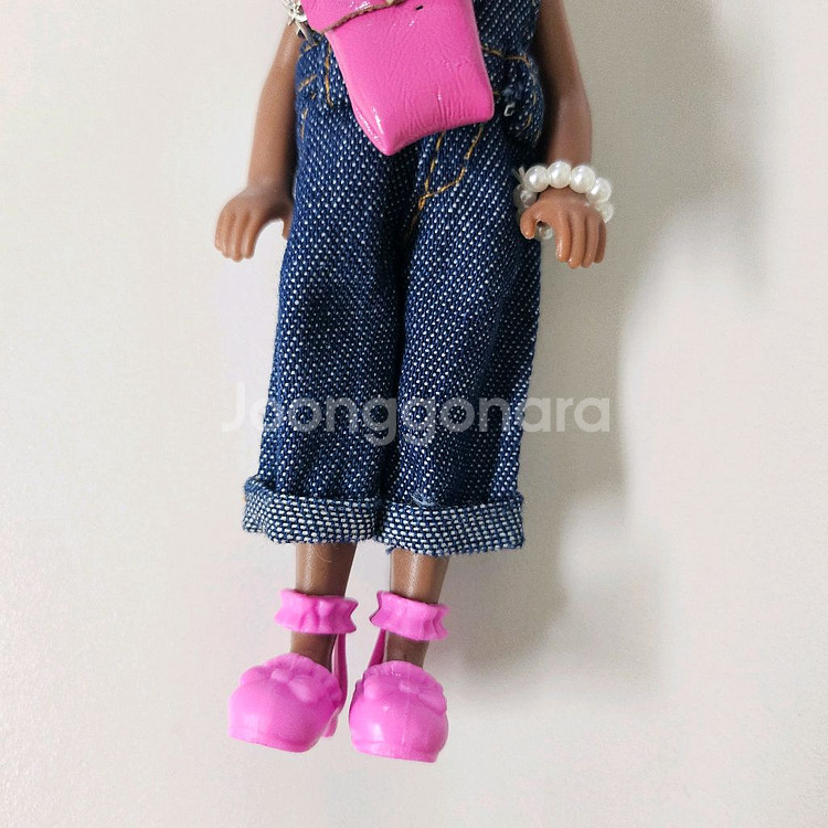 바비 인형 첼시 바비 키링 백참--5