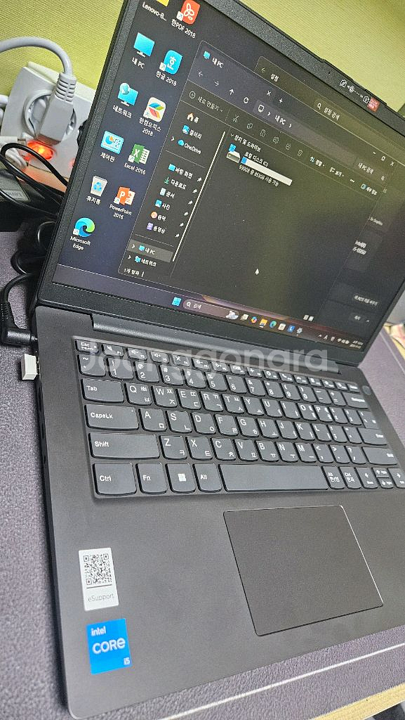 레노버노트북 13세대 i5-16g-1t 배터리100 그냥새거컨디션--3