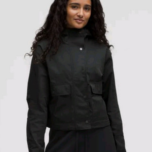 여성 후드 바람막이 자켓