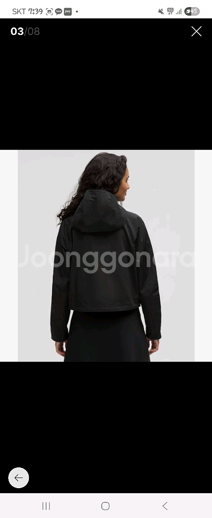 여성 후드 바람막이 자켓--1