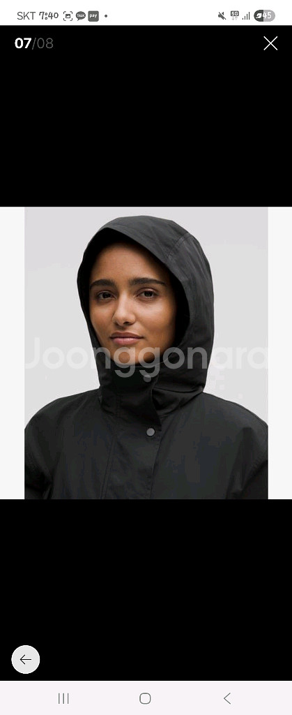 여성 후드 바람막이 자켓--3