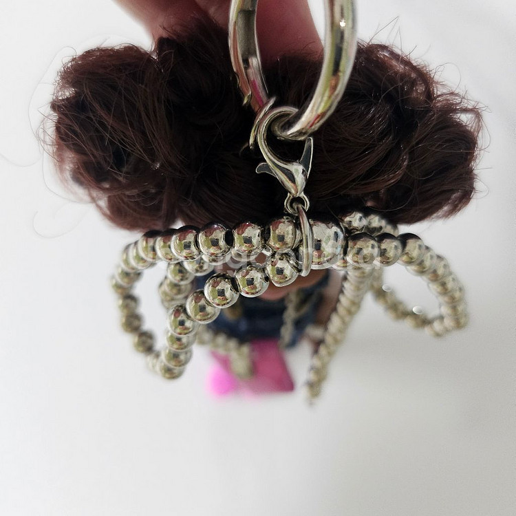 바비 인형 첼시 바비 키링 백참--6