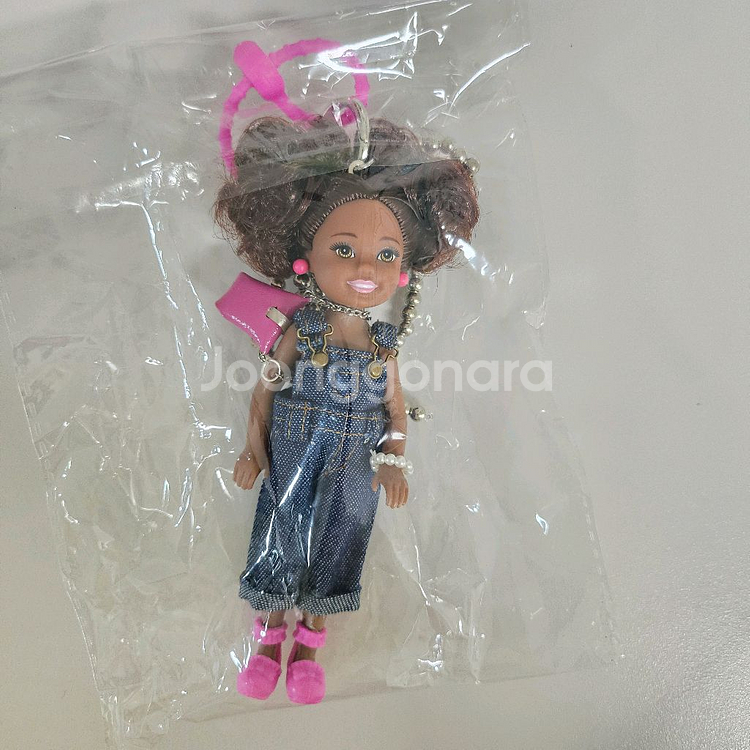 바비 인형 첼시 바비 키링 백참--7