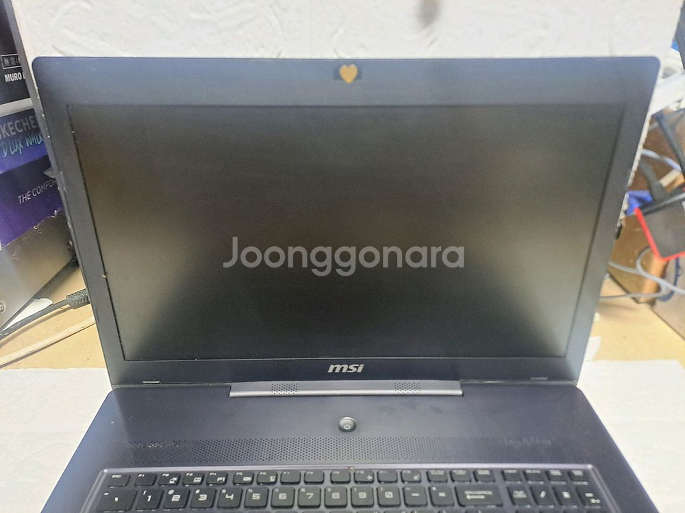 MSI 게이밍 노트북 MS-1771 본체만 부품용 판매--2