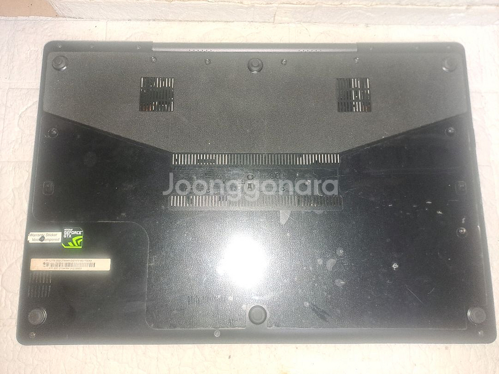 MSI 게이밍 노트북 MS-1771 본체만 부품용 판매--6