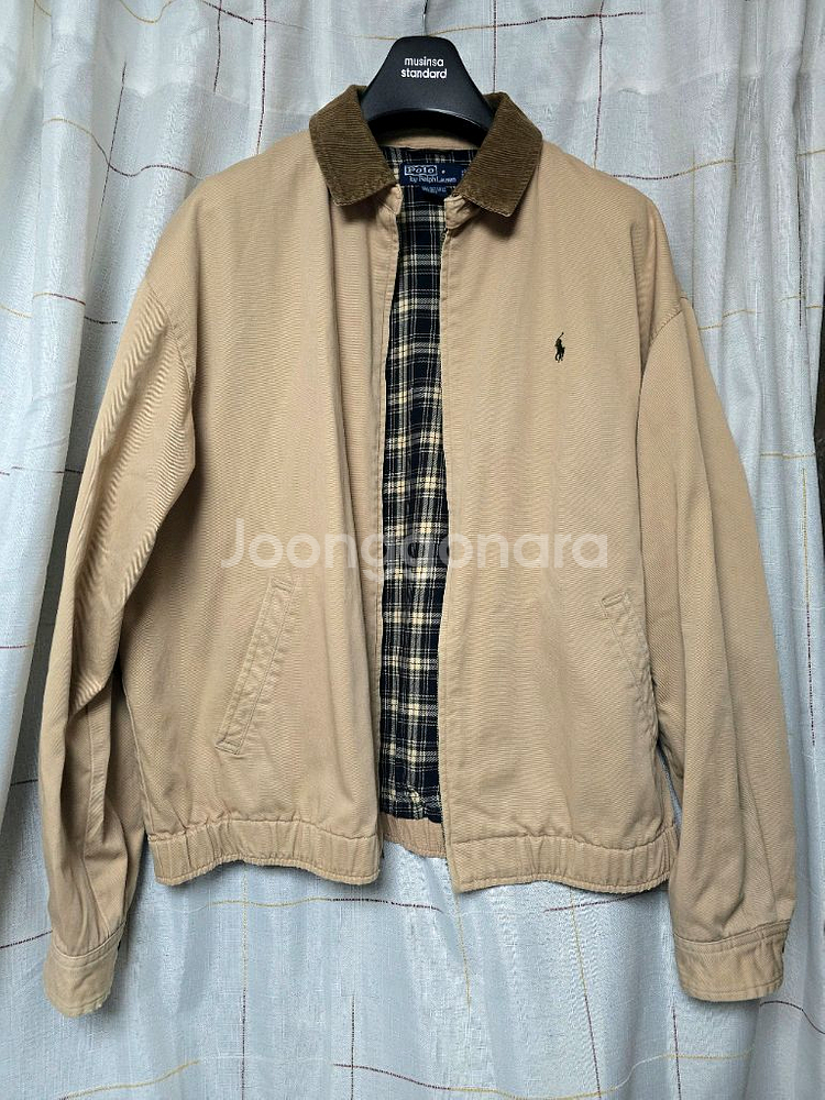 폴로 랄프로렌 베이지 코튼 자켓--0