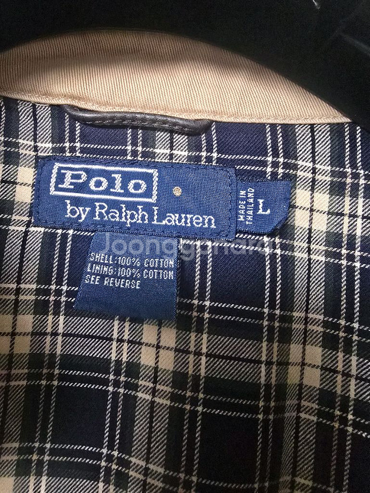 폴로 랄프로렌 베이지 코튼 자켓--3