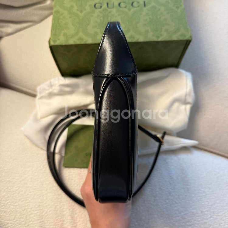 정품 풀박스 구찌 재키 1961 미니백 블랙--5