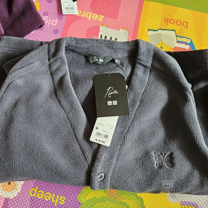 유니클로 니들스 가디건 다크 그레이 M 새상품