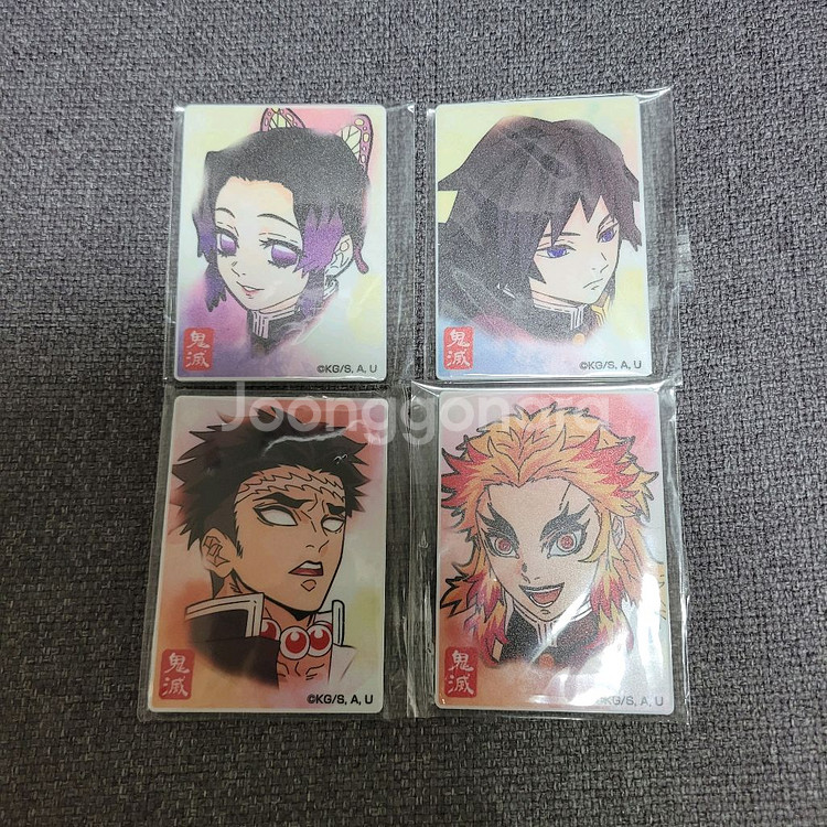 귀멸의 칼날 시노부, 기유, 렌고쿠, 교메이 마그넷 굿즈--0