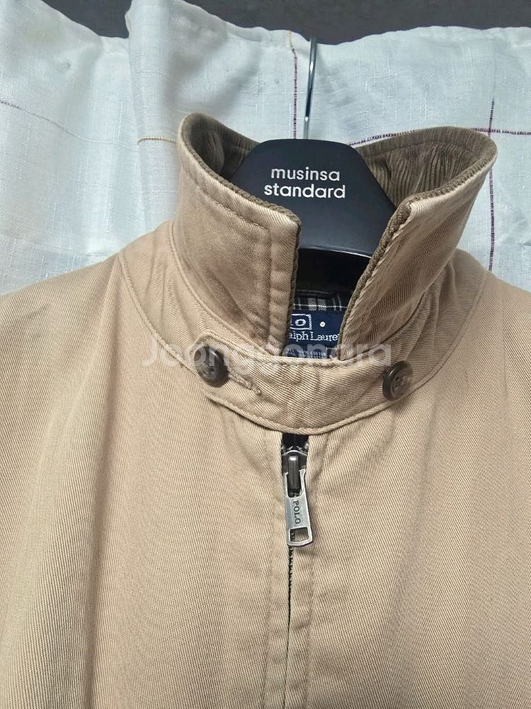 폴로 랄프로렌 베이지 코튼 자켓--1