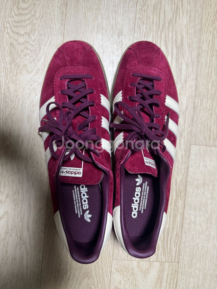 아디다스 버뮤다 컬리지 버건디 285--2