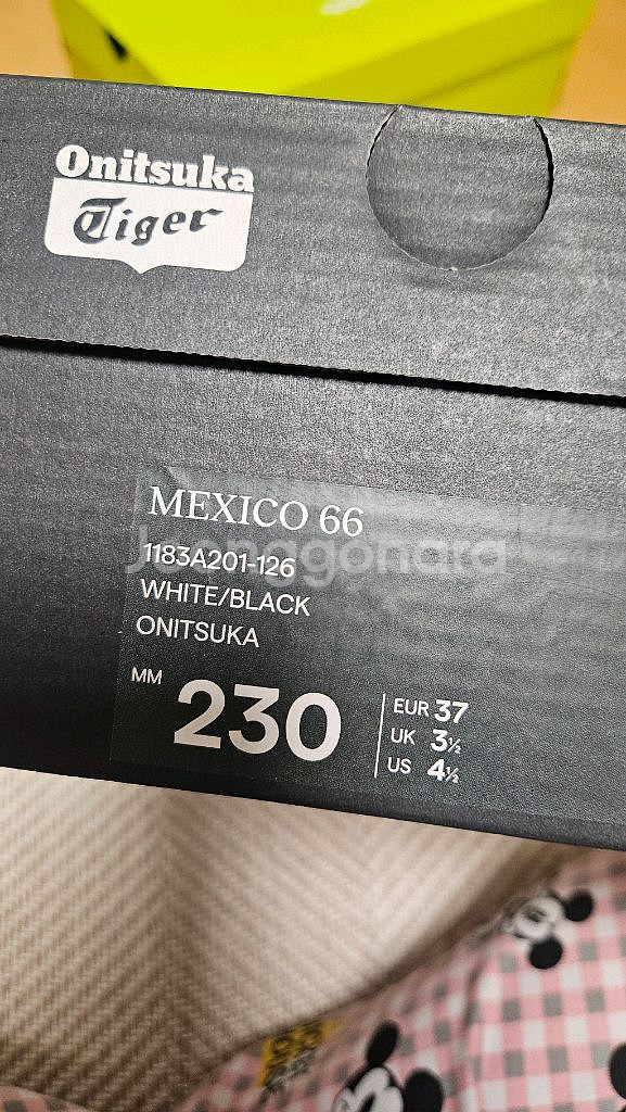 오니츠카 타이거 멕시코 66 화이트/블랙--4