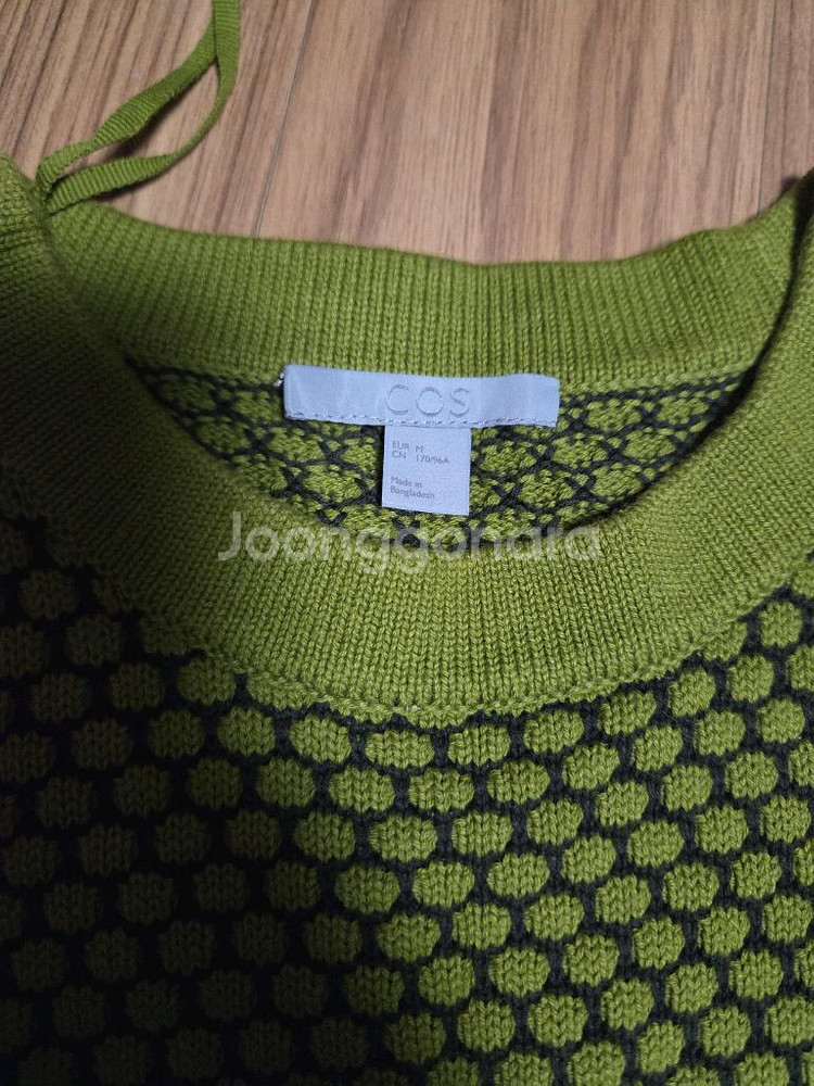 COS 여상 니트 원피스 M--3