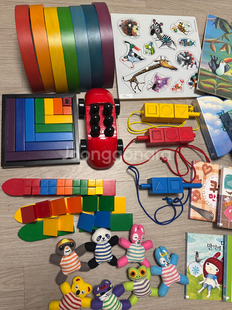 아가월드 몬테소리 mit 2-0 창의교구 교육용 장난감 도서 세트--1